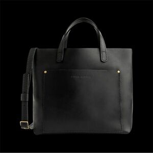 PORTLAND LEATHER Medium Crossbody Bag Black